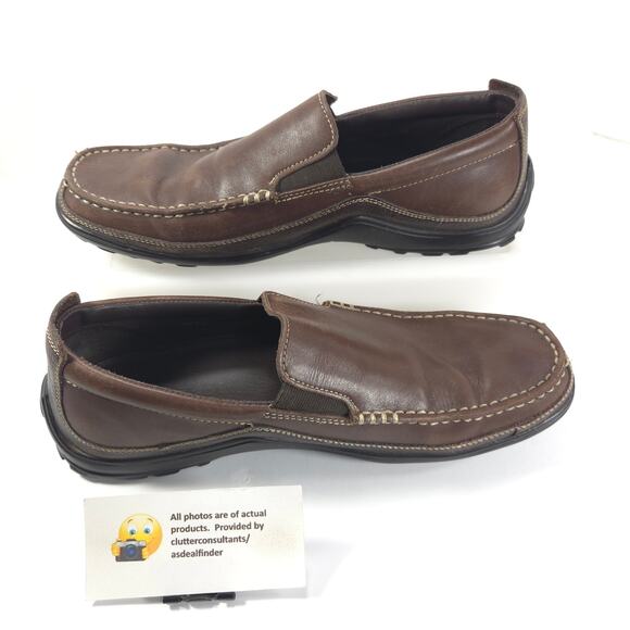 Cole Haan Casual Leather Slip On Loafer Shoe Mens Size 9 C04059 Brown - Picture 4 of 9